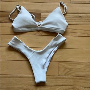 White bikini